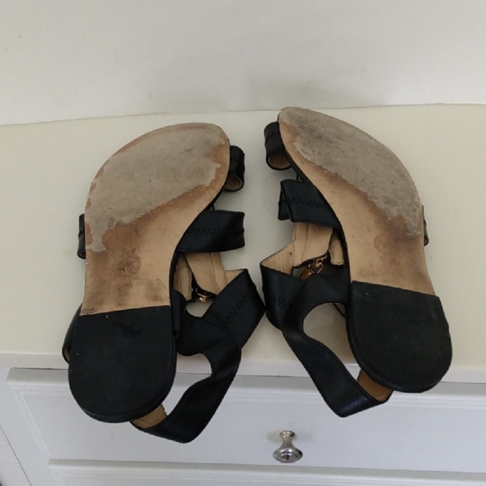 MICHAEL Michael Kors Genuine Leather Flat Sandals Berkley Zipper - Picture 9 of 15